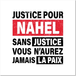 Justice Pour Nahel Posters and Art